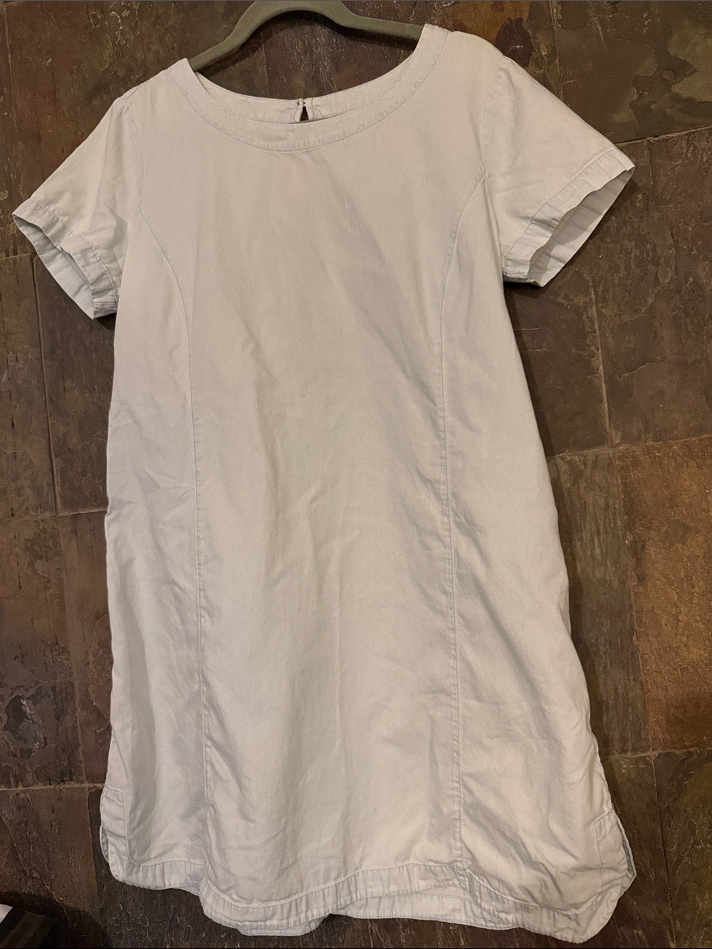 Old Navy Classic light denim Short-Sleeve Shift Dress